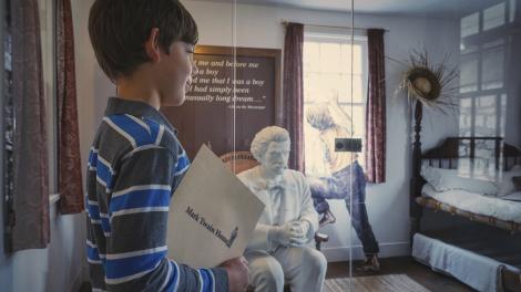 A boy visits Mark Twain’s Boyhood Home & Museum
