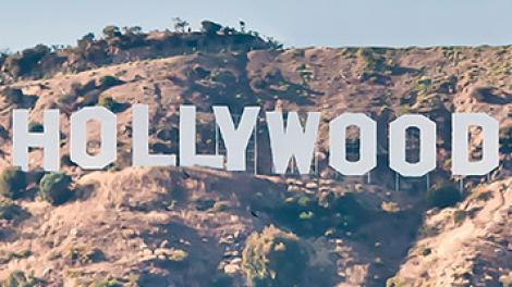 Le panneau Hollywood