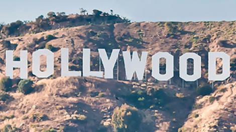 Le panneau Hollywood