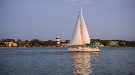 A romantic sail around Hilton Head Island, South Carolina