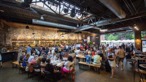 Repas au Whiskey Kitchen à Raleigh