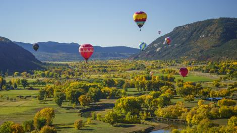 Majestic views during the Animas Valley Balloon Rally