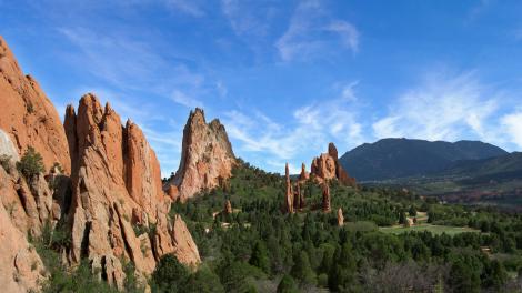 Garden on the Gods park near Colorado Springs, Colorado
