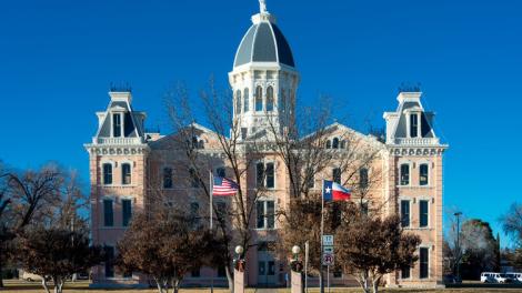 Le palais de justice de Marfa