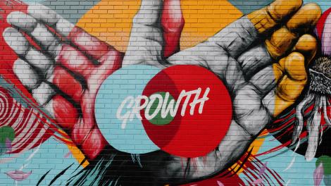 Une des peintures murales du quartier Eastern Market de Détroit, Michigan