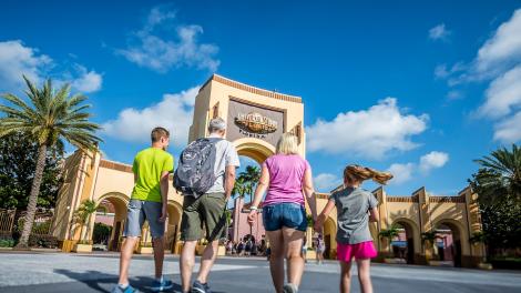 The entrance to Universal Studios Florida at Universal Orlando Resort