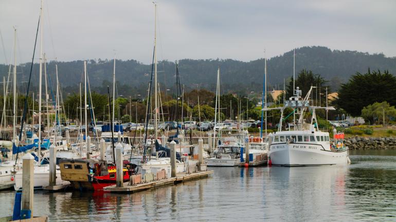 View of Monterey Bay from Fisherman’s Wharf