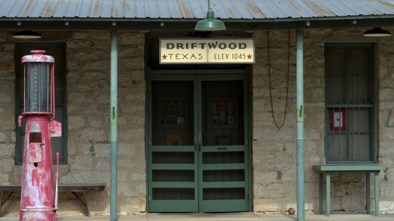 Étape rustique à Driftwood, Texas