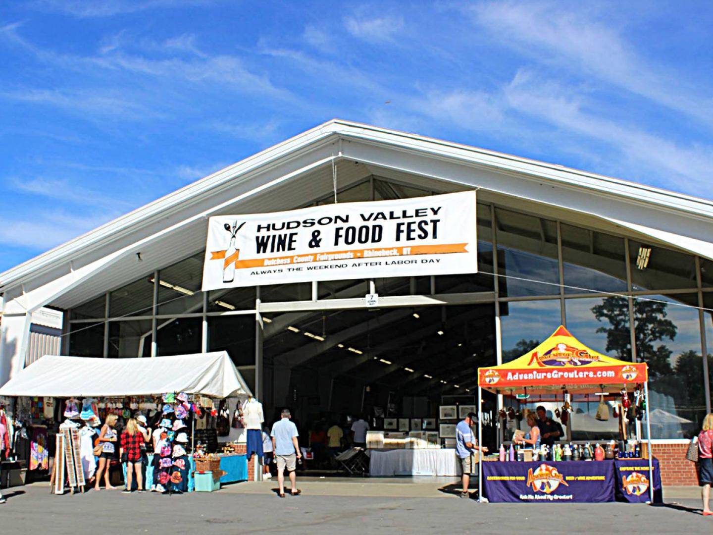 L'entrée alléchante du Rhinebeck Hudson Valley Wine & Food Fest