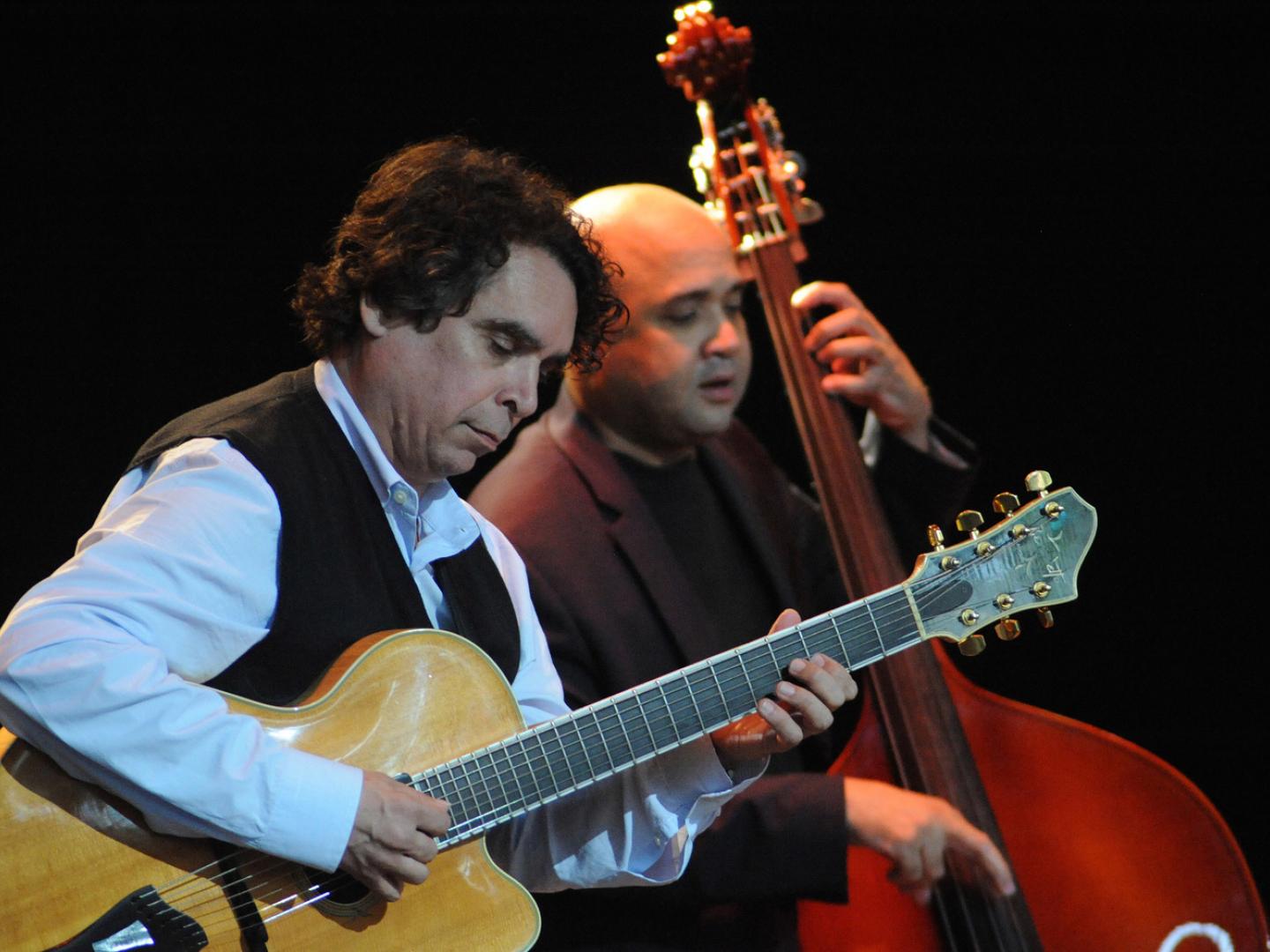 Instrumentistes jouant lors du Freihofer’s Saratoga Jazz Festival