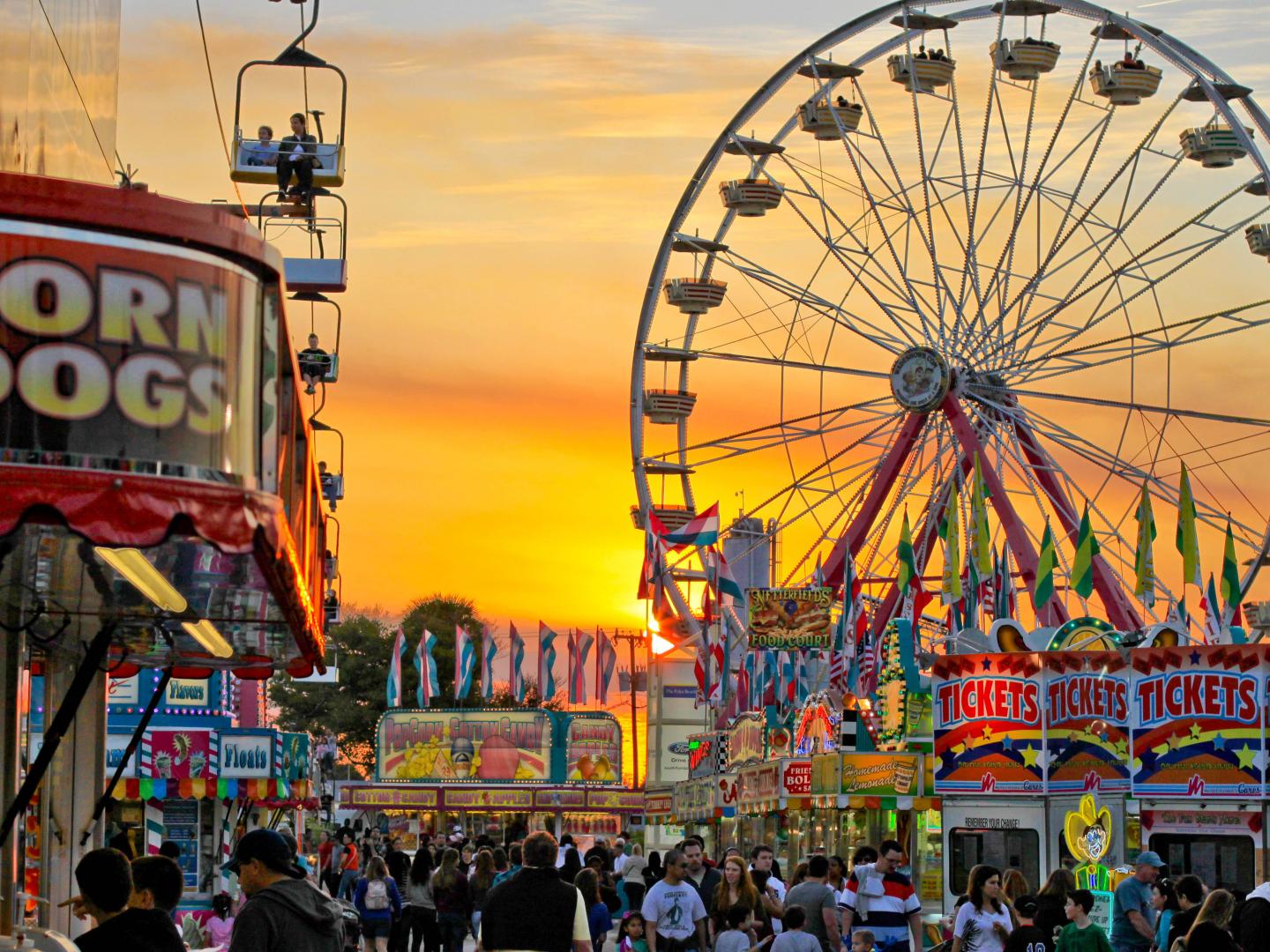 Die South Florida Fair in West Palm Beach, Florida