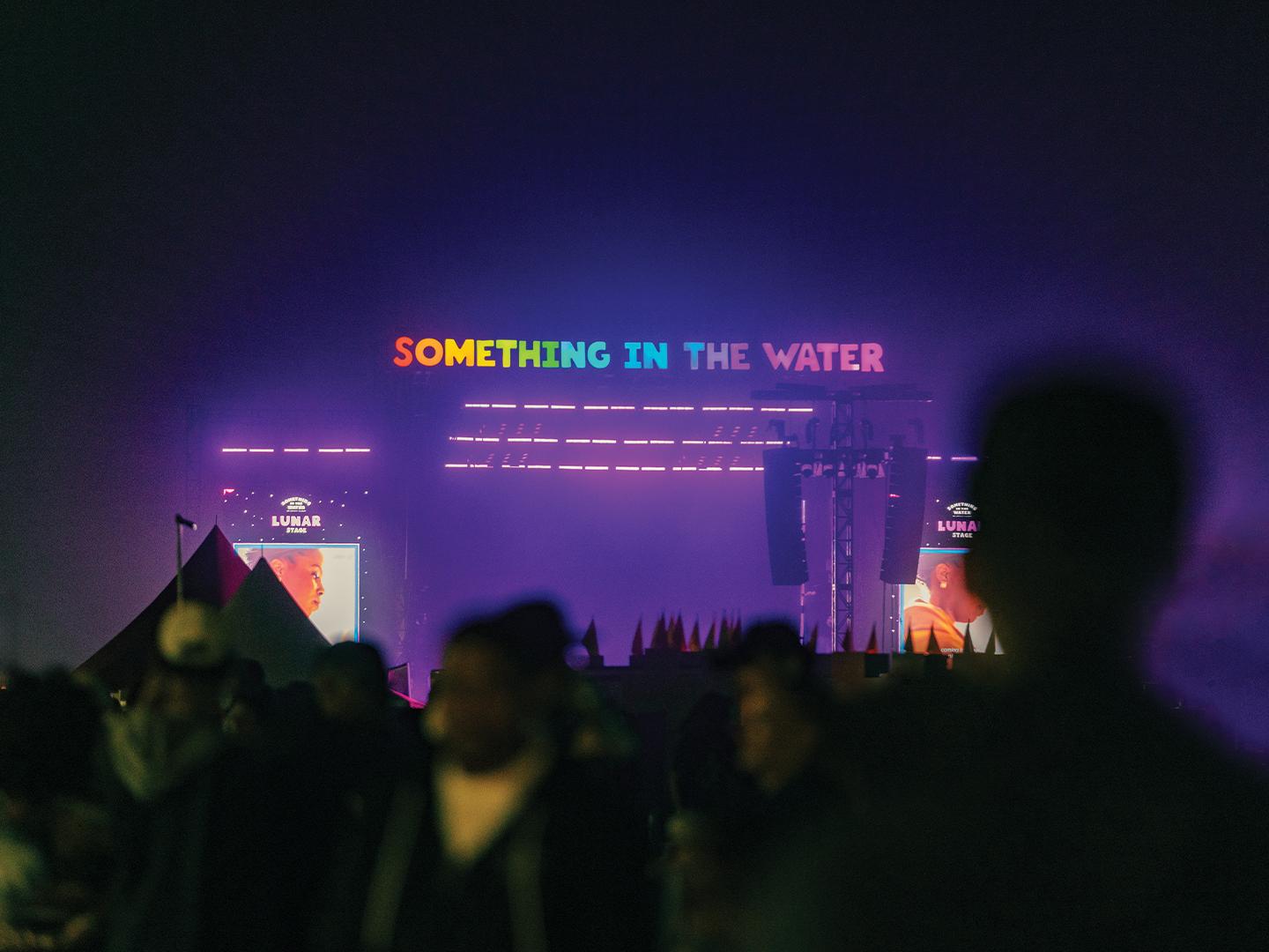 버지니아주 버지니아 비치의 썸띵 인 워터 뮤직 페스티벌에서 라이브 쇼 즐기기