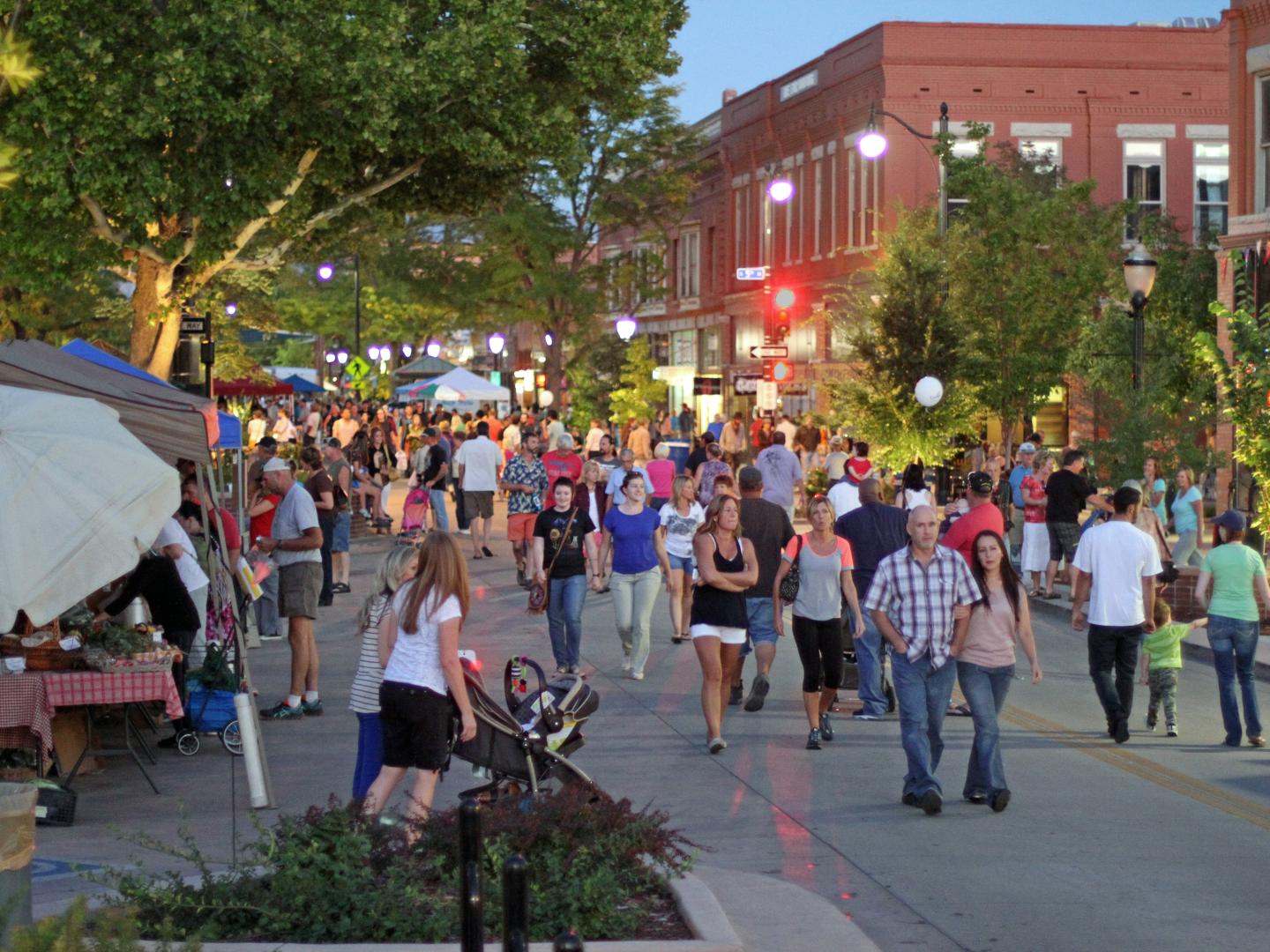 Le Downtown Grand Junction Market sur Main Street à Grand Junction, Colorado