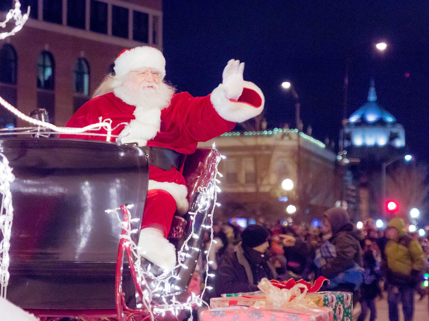 Parade of Lights en Champaign, Illinois