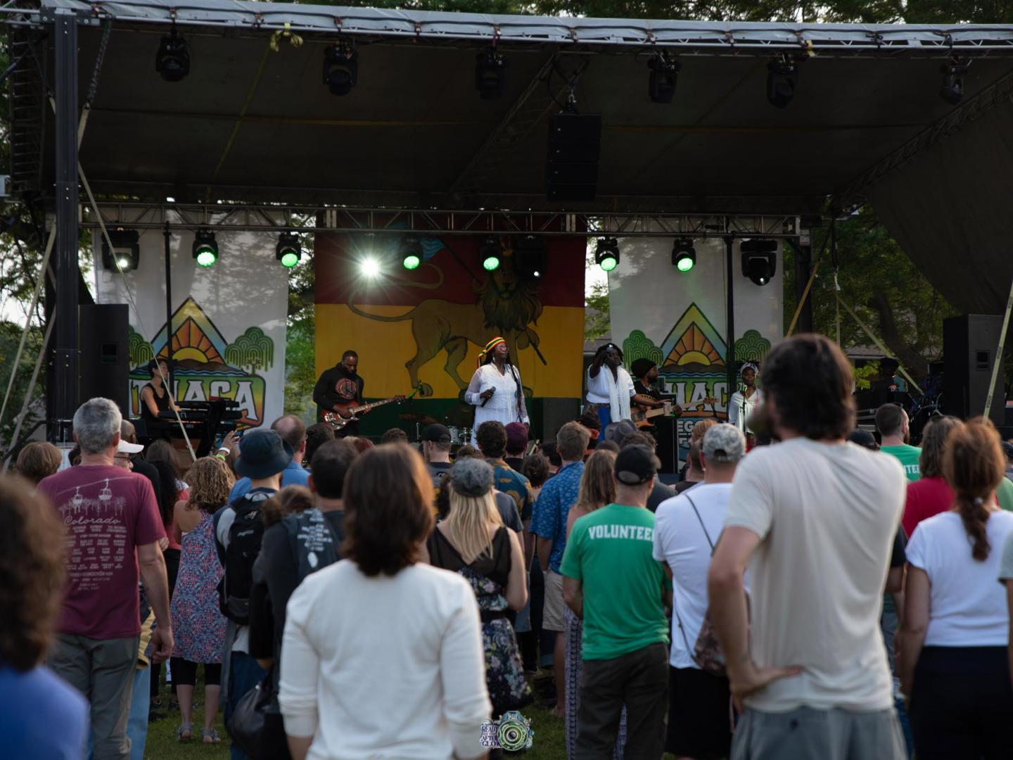 Das Reggae Fest im Stewart Park in Ithaca, New York