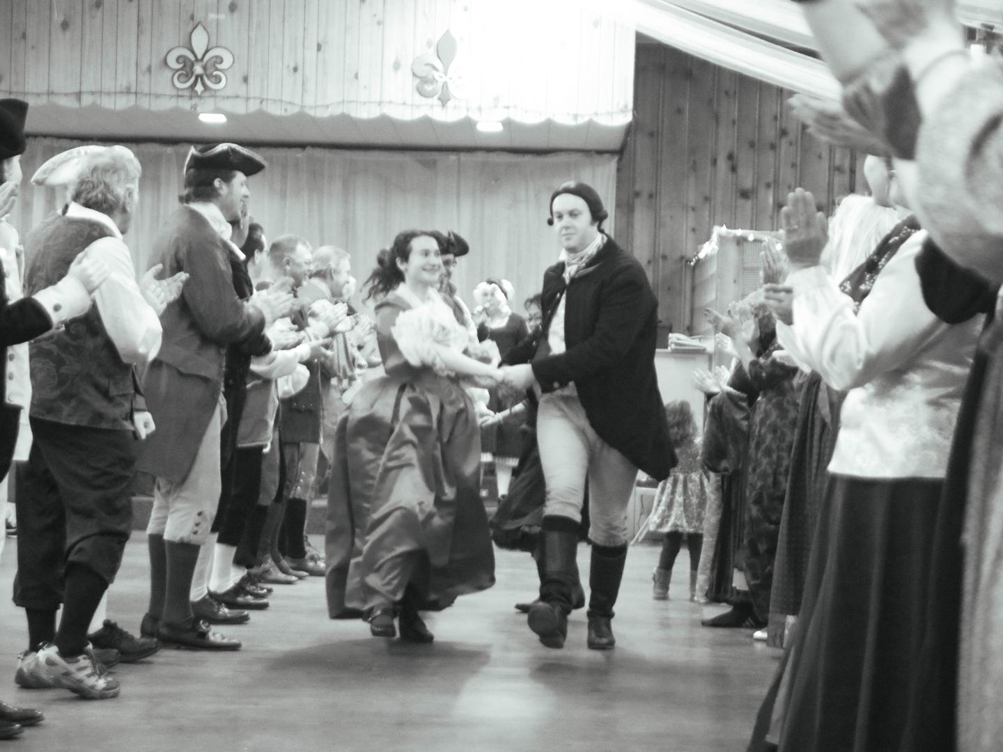 Dancing at the annual King’s Ball in Ste. Geneviève, Missouri