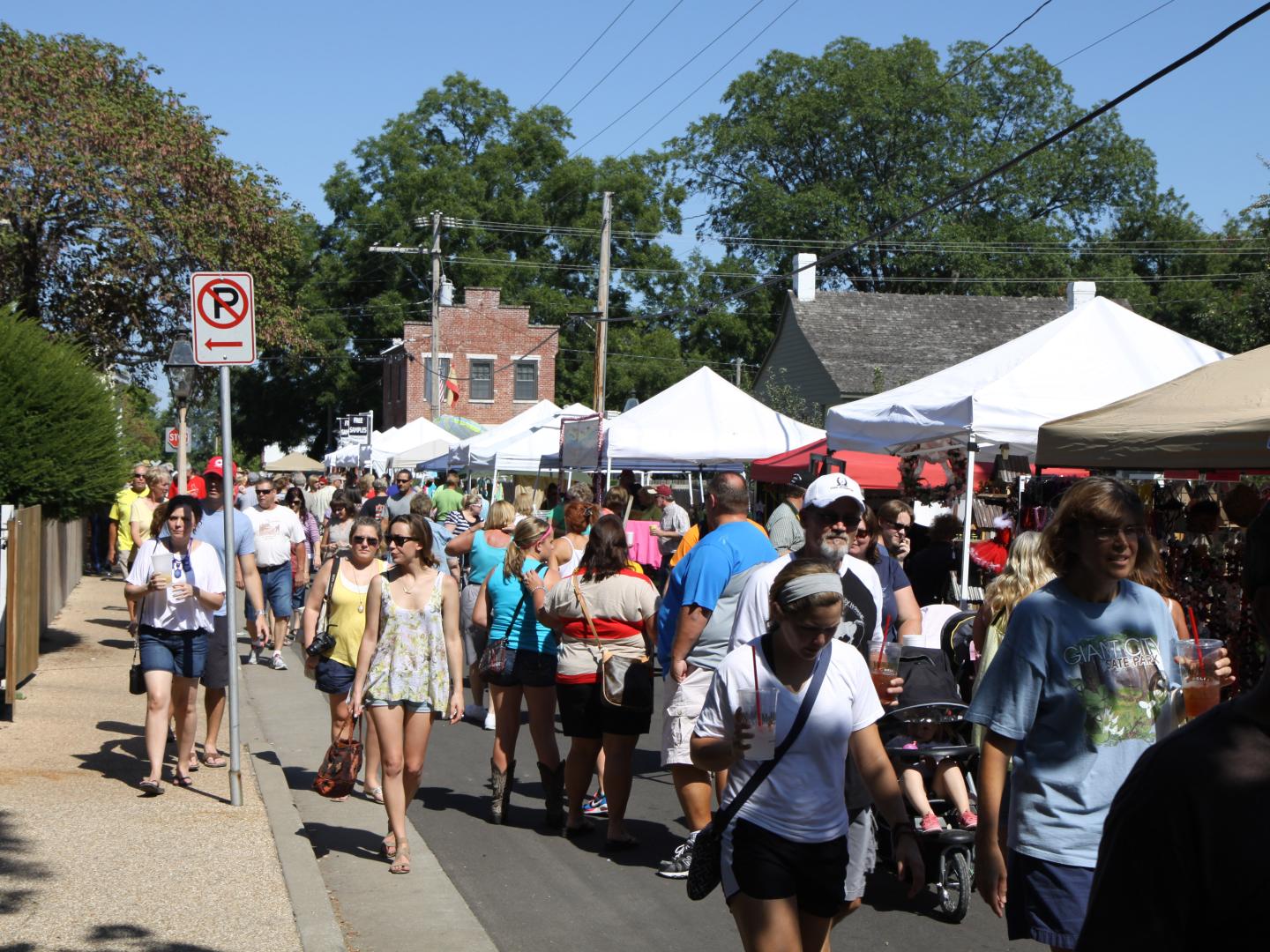 Celebrating the annual Jour de Fete in Ste. Geneviève, Missouri