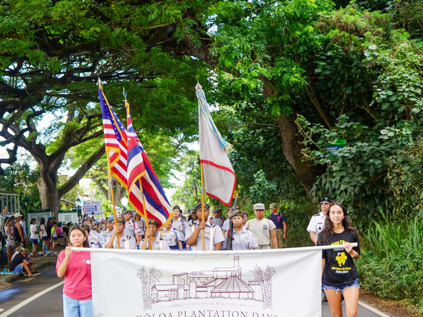 A parade during Kōloa Plantation Days in Kōloa, Kaua'i