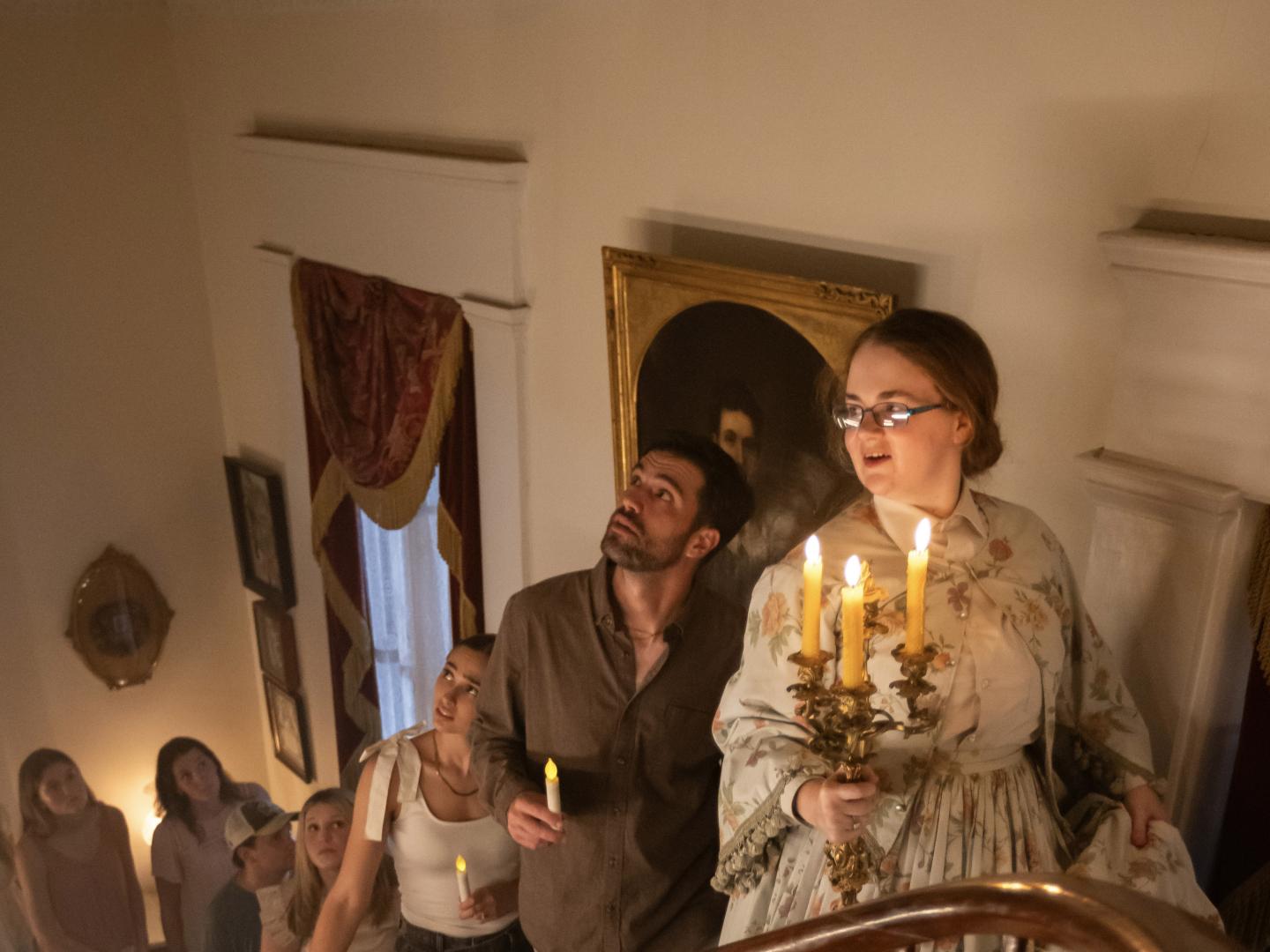 密西西比州维克斯堡的 McRaven Candlelight Tour 夜间幽灵游活动