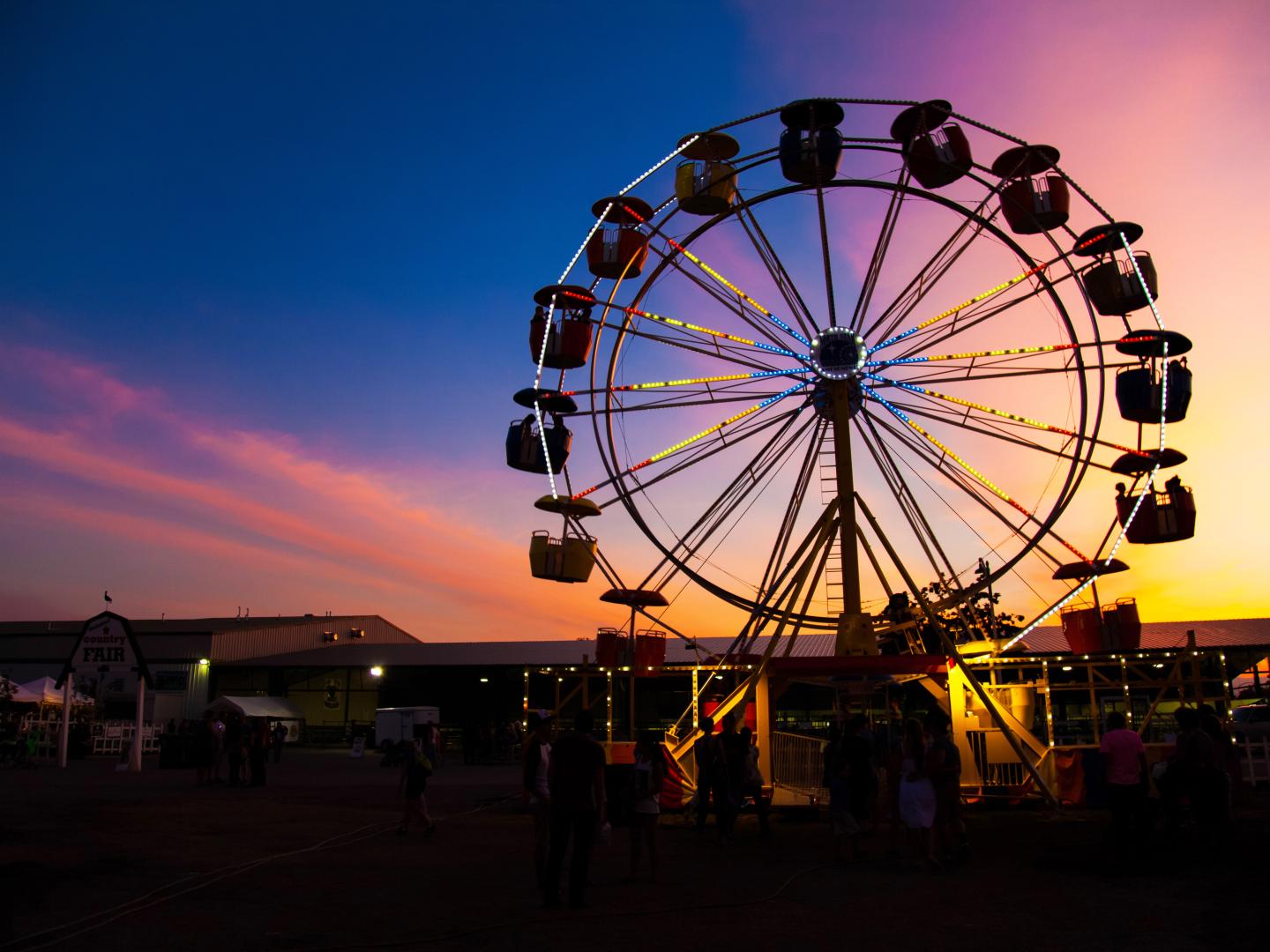 La grande roue du Western Montana Fair and Rodeo à Missoula, Montana