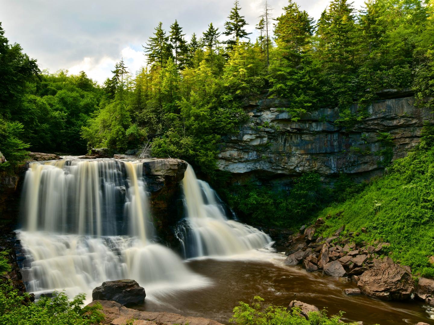 웨스트버지니아주 데이비스의 블랙워터 폴스 주립공원