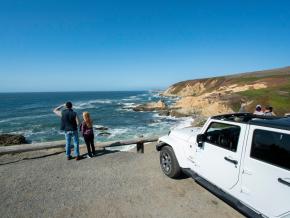 Overlooking Bodega Bay in Sonoma County on a California road trip