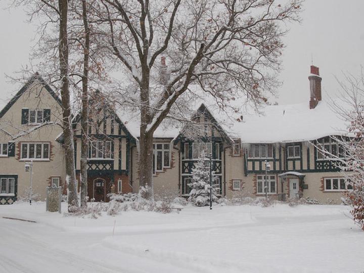 Kellogg Manor House preparada para los invitados de las fiestas de fin de año