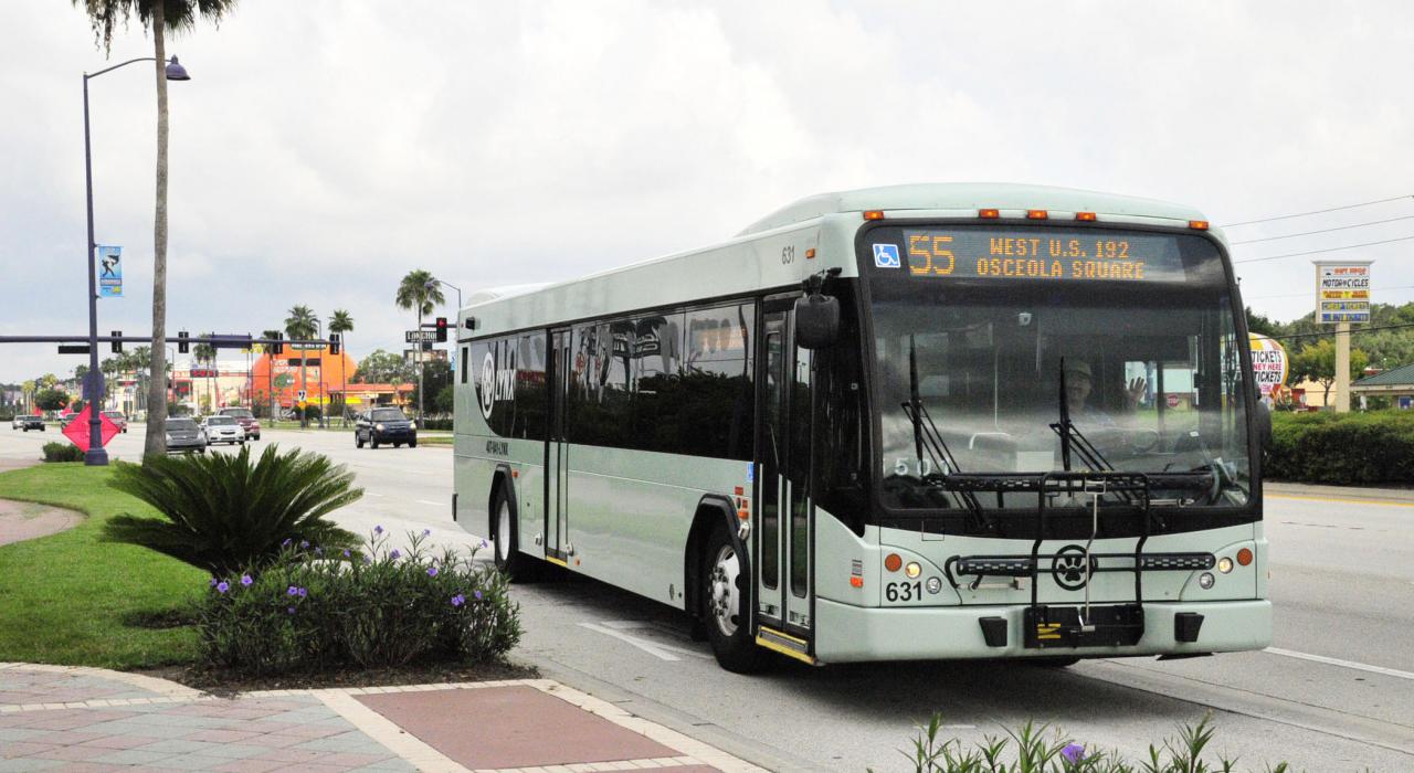 A bus in Osceola, Florida