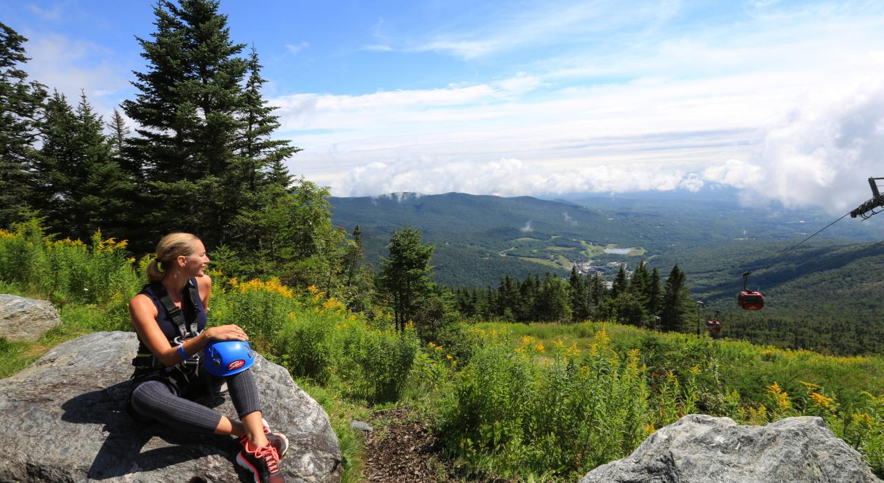 Vistas do Stowe Mountain, Vermont
