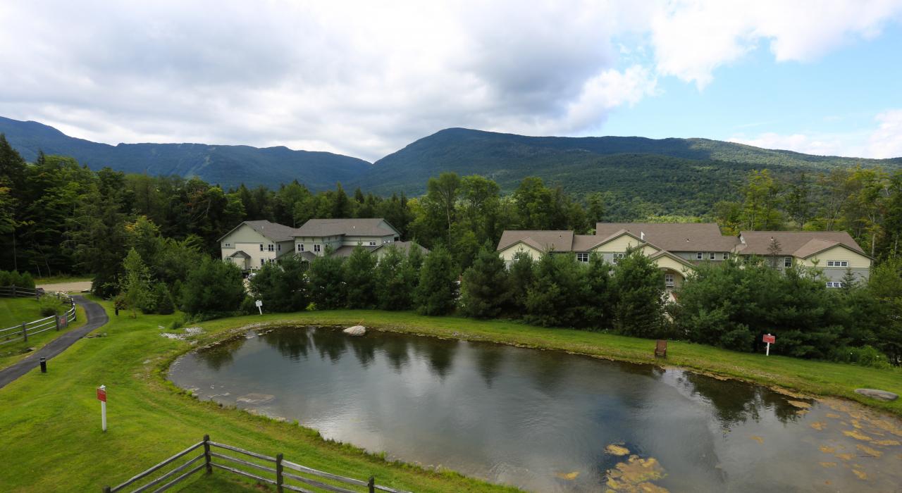 Vista das Green Mountains, no Smugglers Notch Resort, Vermont