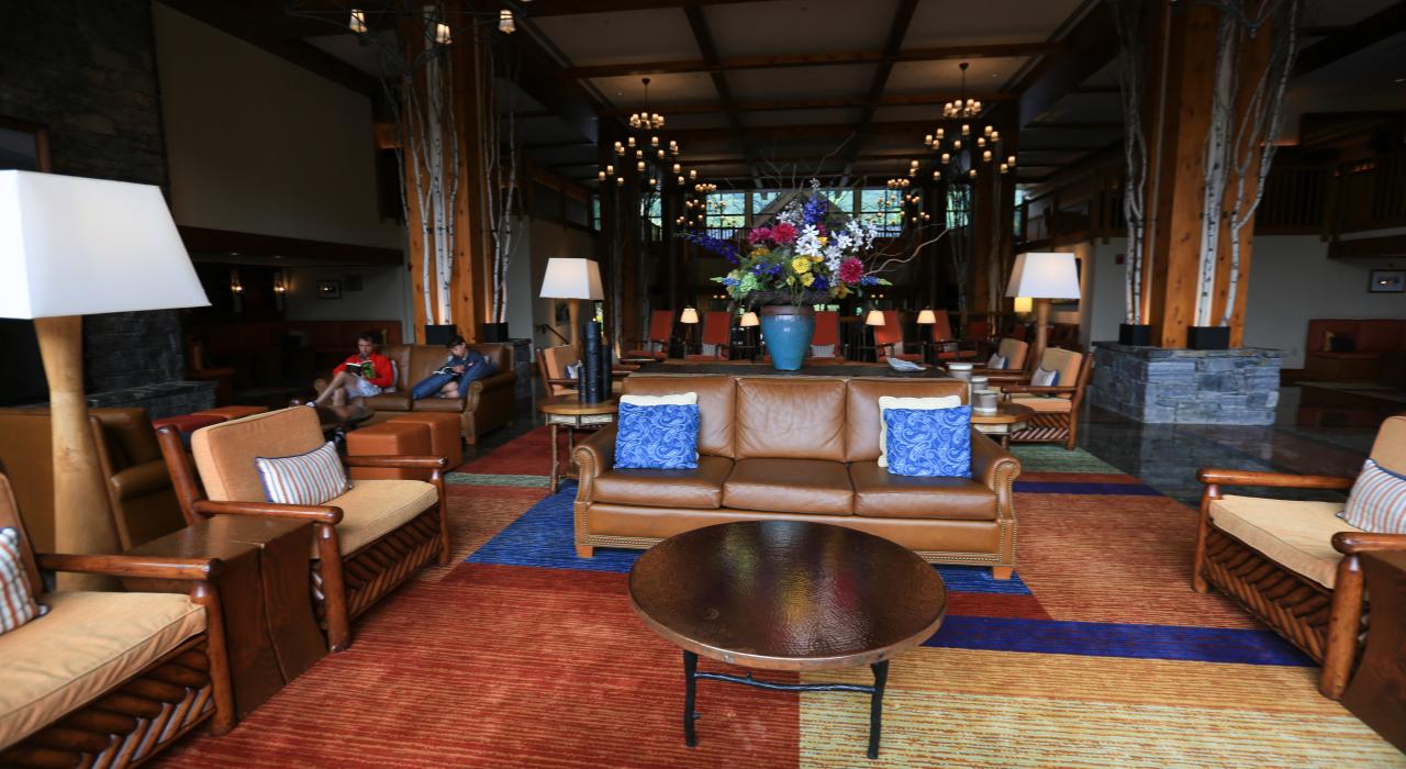 Interior do Stowe Mountain Resort, Vermont