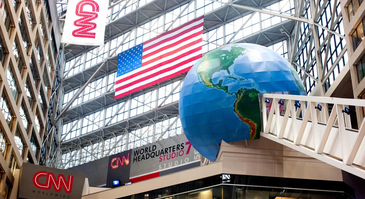 The CNN Studios in Atlanta, Georgia