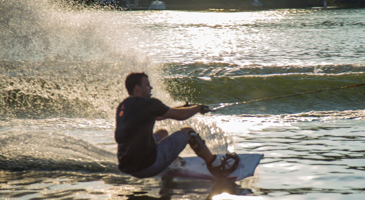 Wakeboard en el Lake Murray en Carolina del Sur