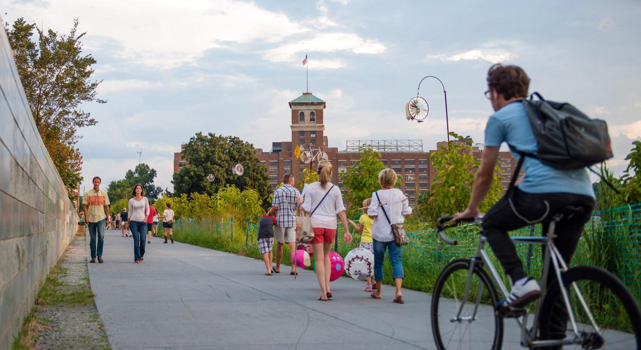 Cycling and walking Atlanta’s Beltline in Georgia