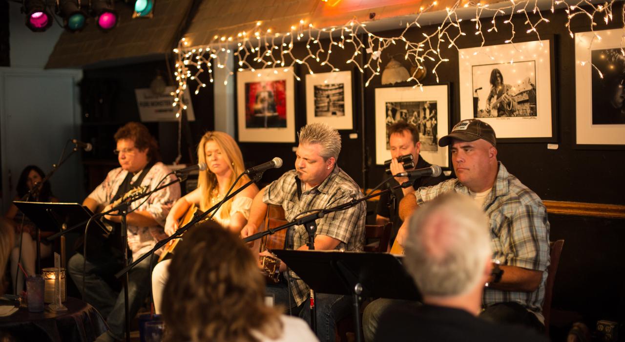 Music at Bluebird Café in Nashville, Tennessee