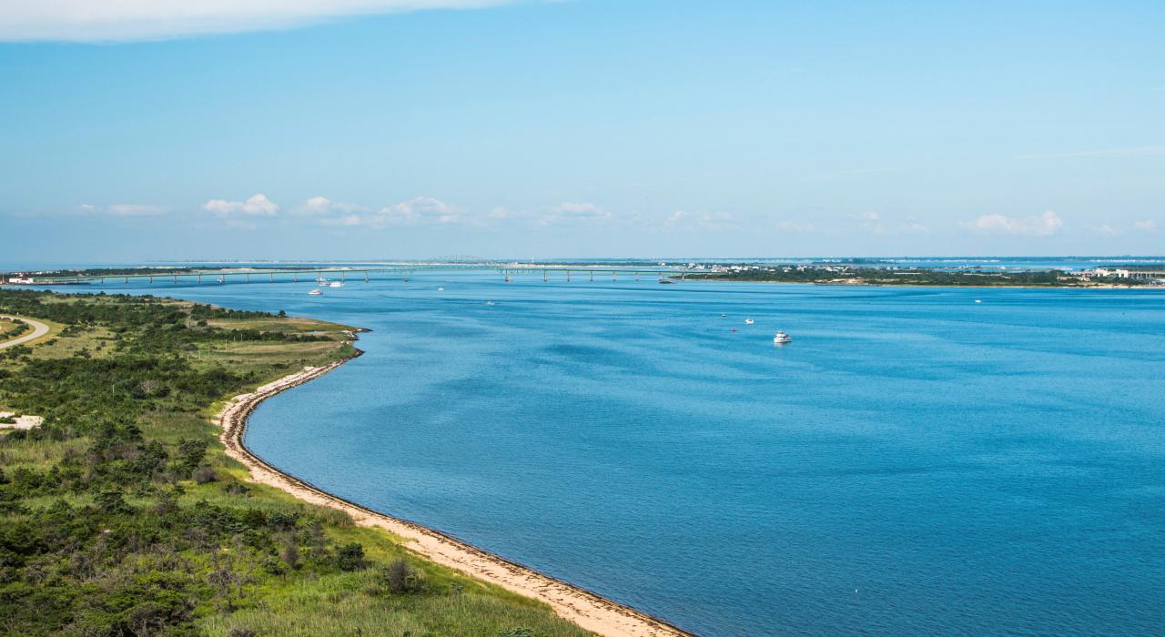 Magnificent views from Fire Island Lighthouse Tower, New York