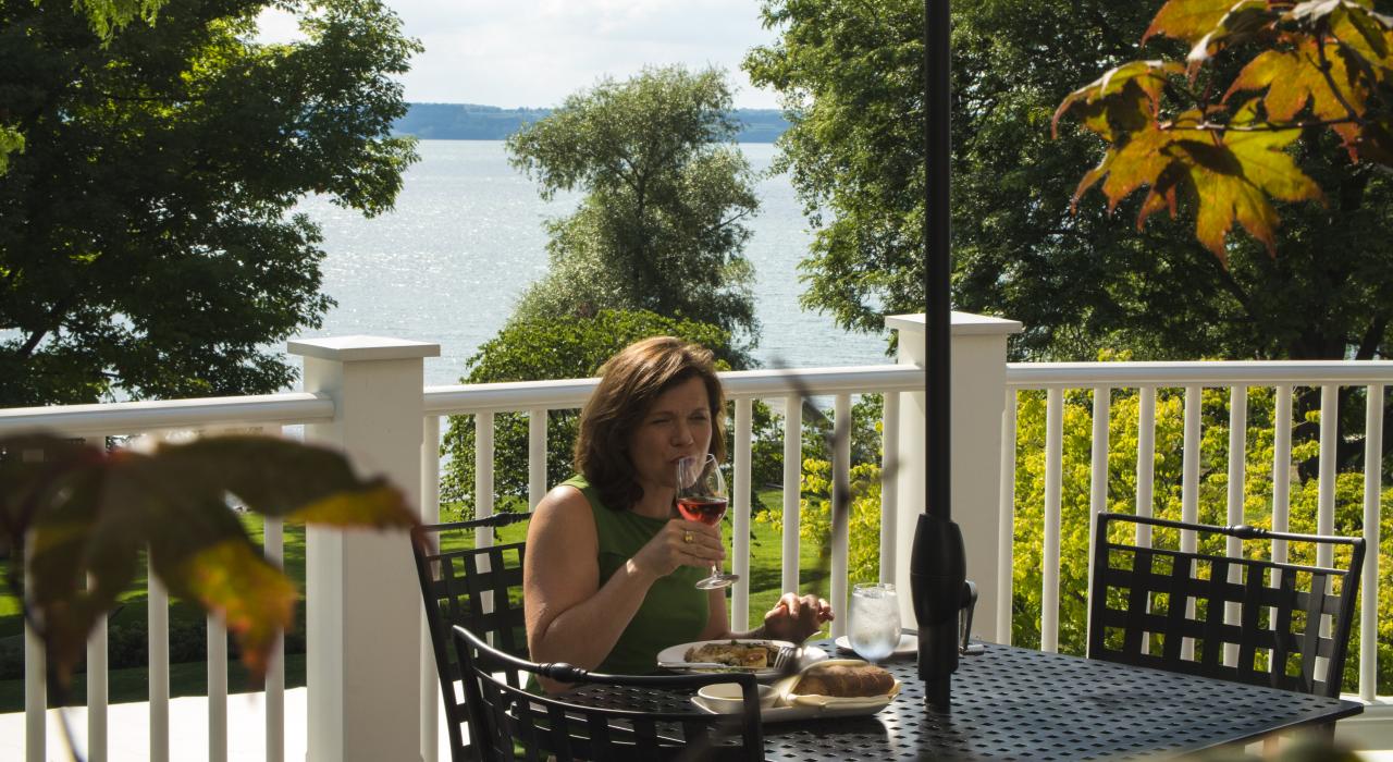 Fine dining at Aurora Inn in Aurora, New York