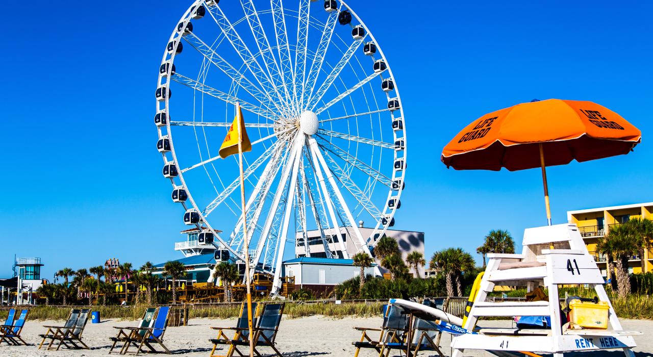 Beach days, skywheel, attractions, paradise