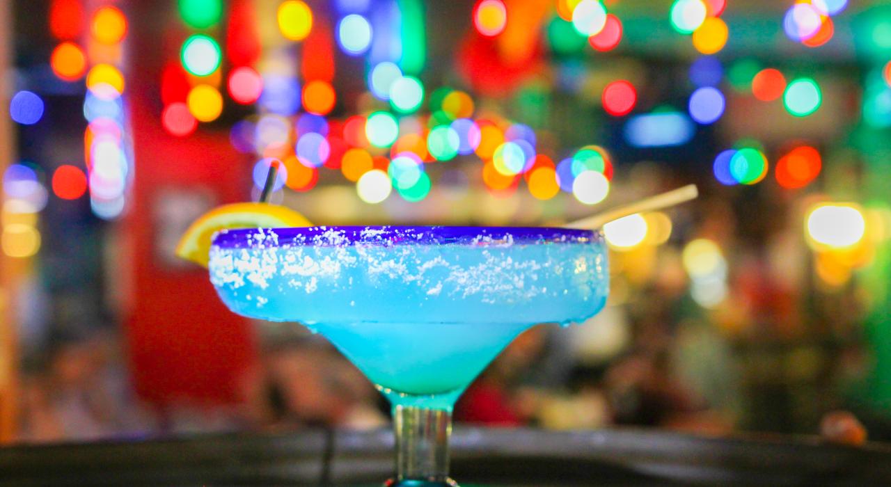 Cocktail from Rita’s on the River along the San Antonio River Walk in Texas