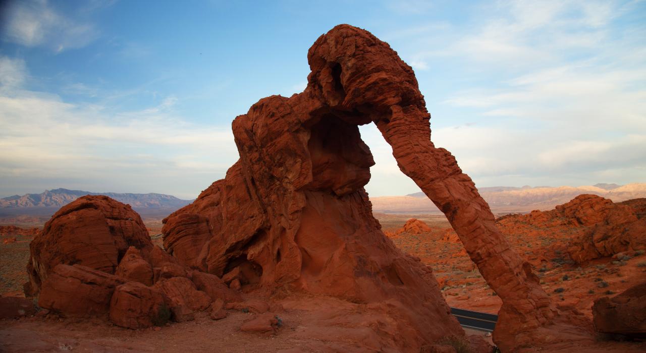 Elephant Rock in Nevada