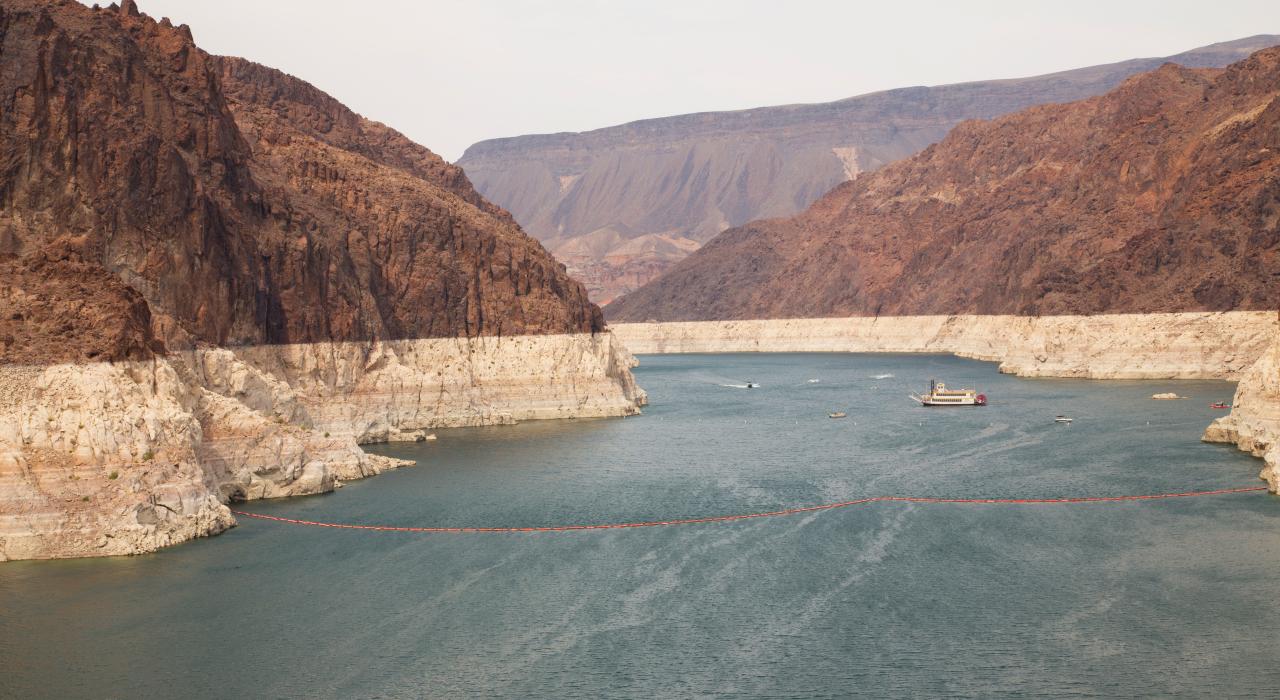 Colorado River at the Hoover Dam in Nevada