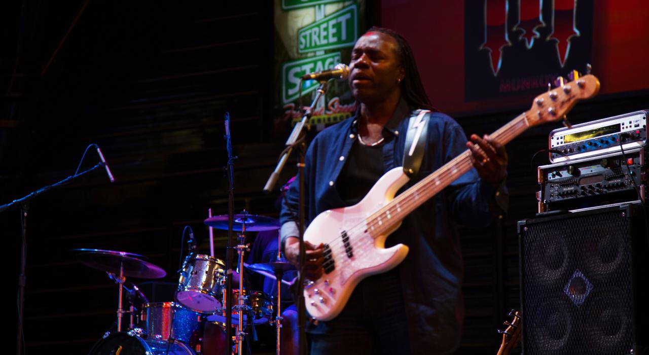 Live music at Fremont Street Experience in Las Vegas, Nevada