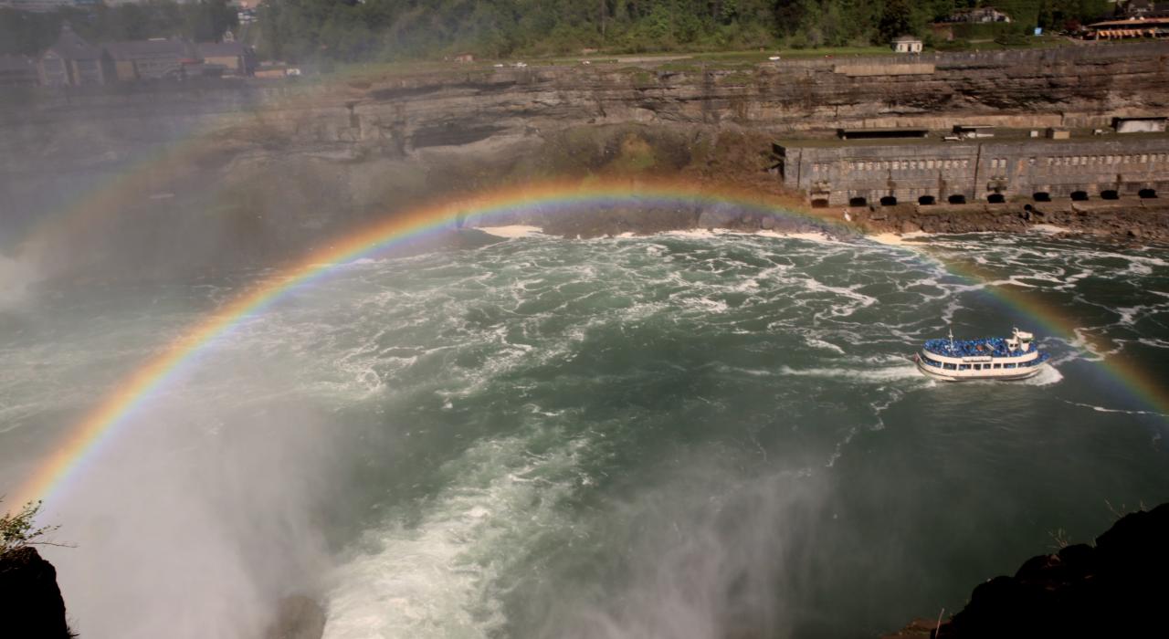 Rainbow over Niagara Falls