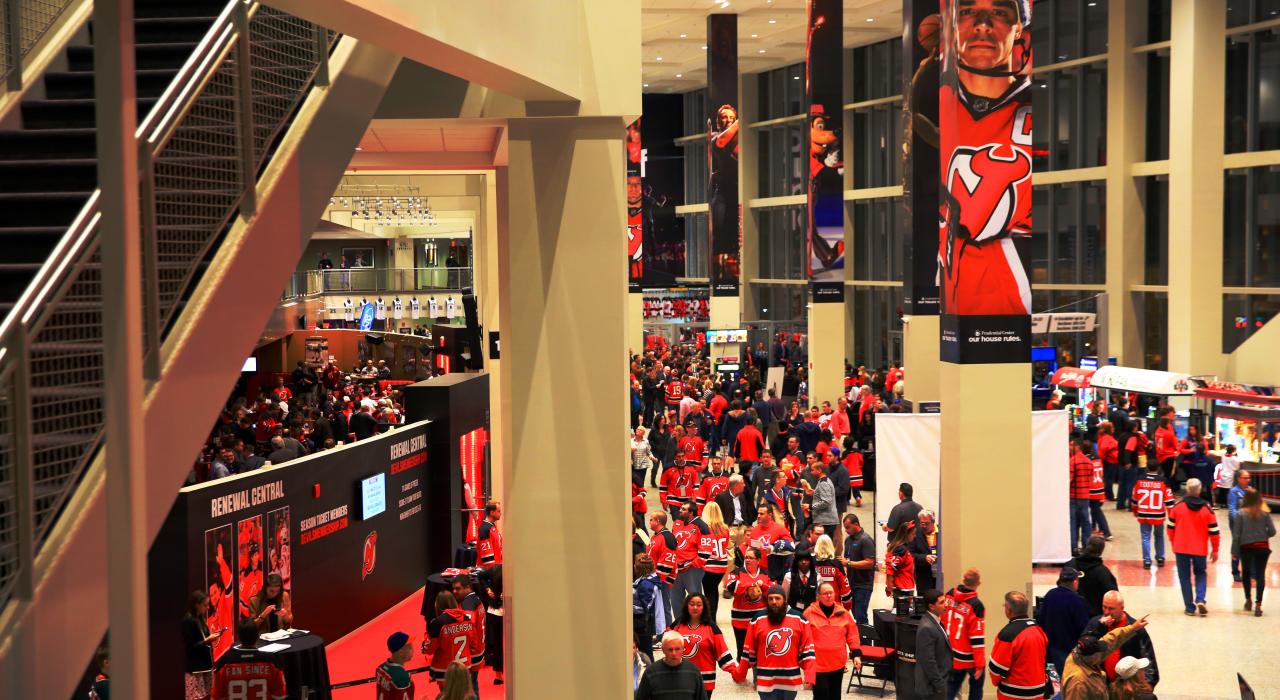 Match des New Jersey Devils au Prudential Center de Newark, New Jersey