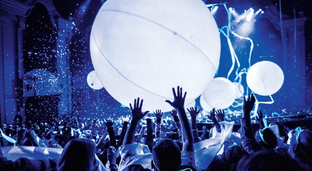 Enjoying the interactive spectacle of Blue Man Group in Chicago