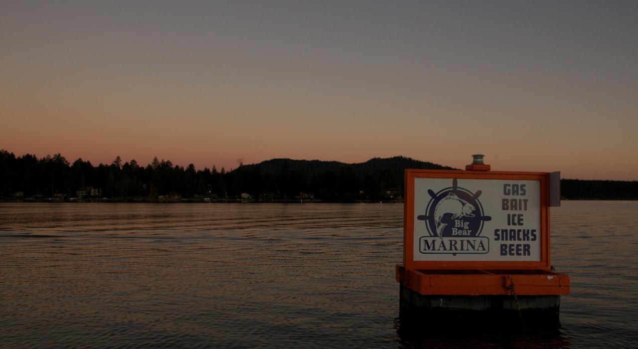 Big Bear Marina in California