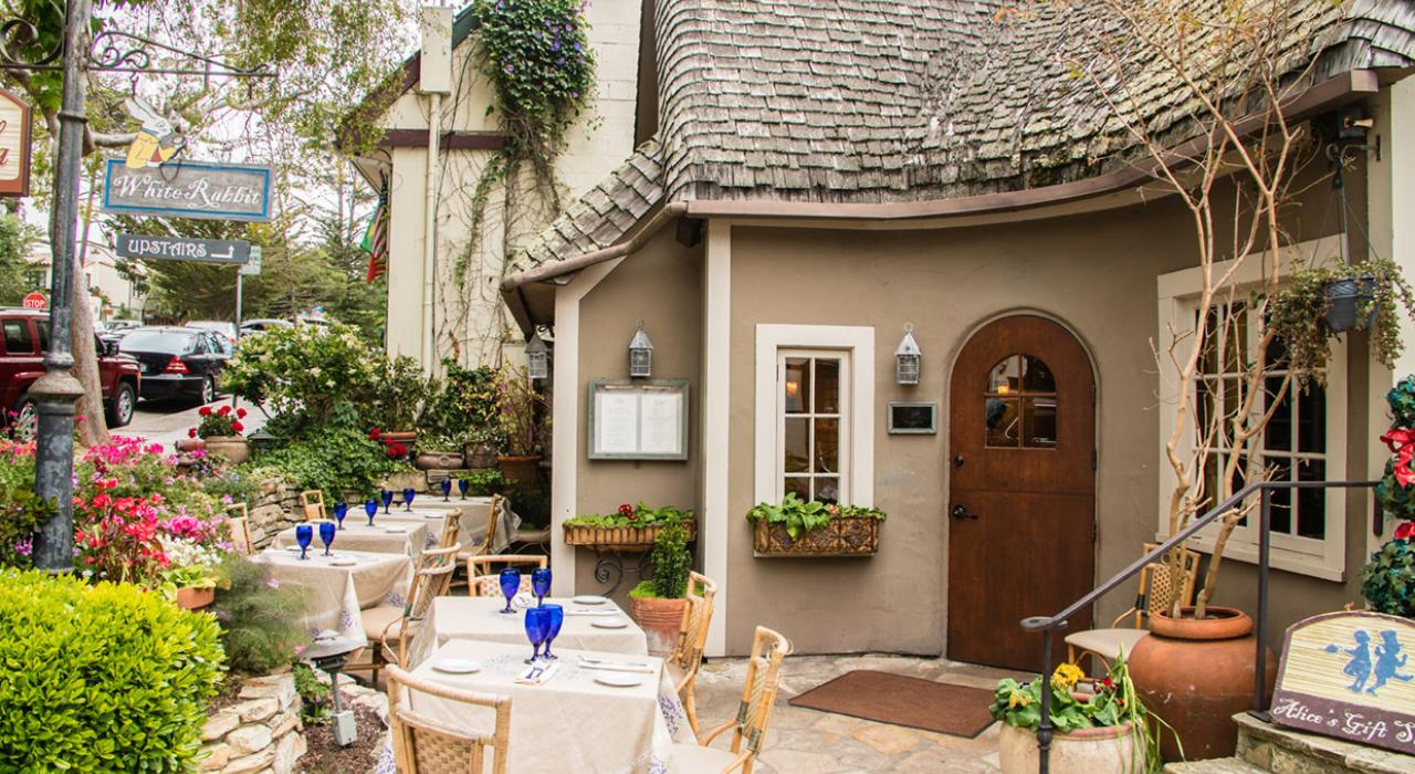Al fresco dining area in Carmel-by-the-Sea