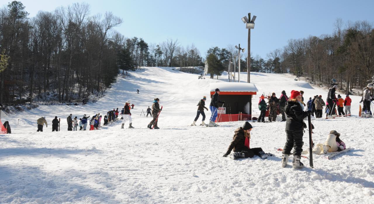 Sur les pistes de Cloudmont Ski and Golf Resort