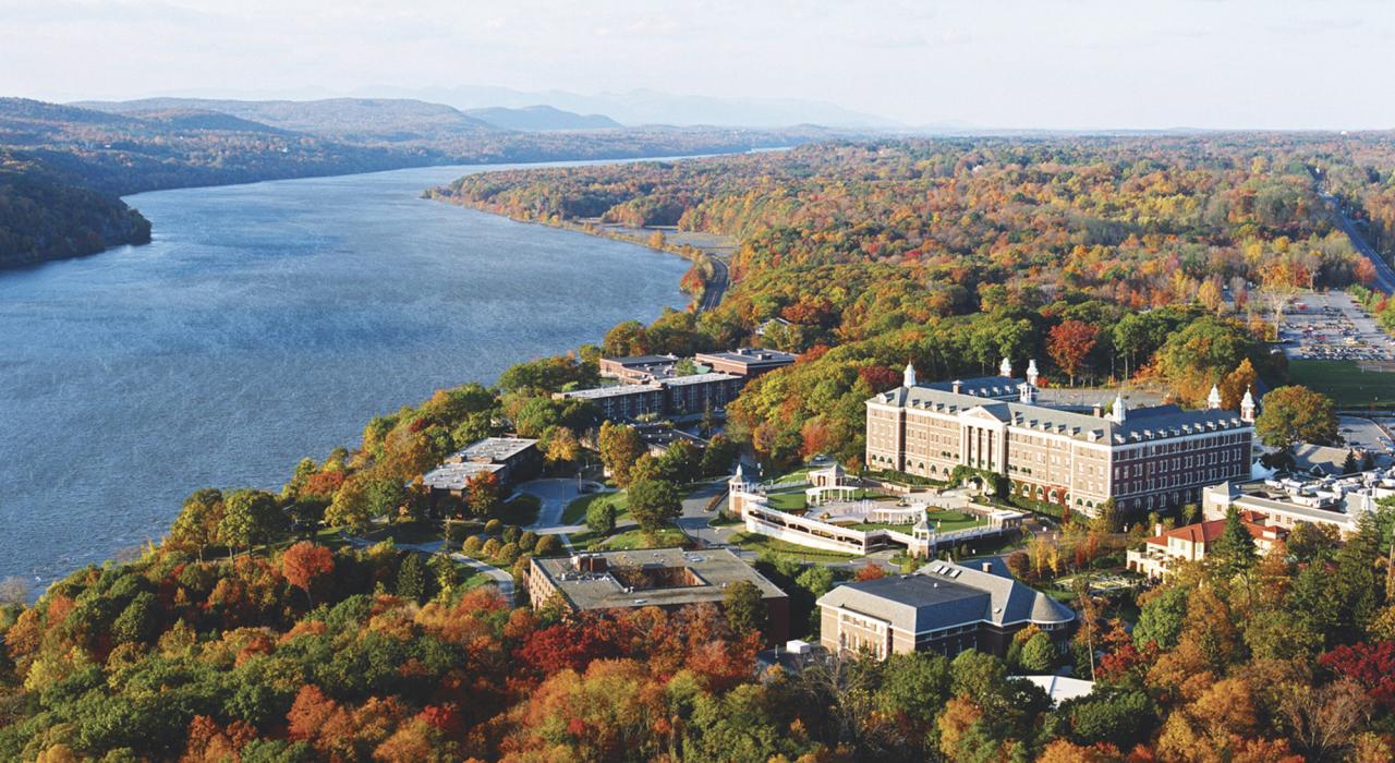 Das Culinary Institute of America am Hudson River im Hyde Park