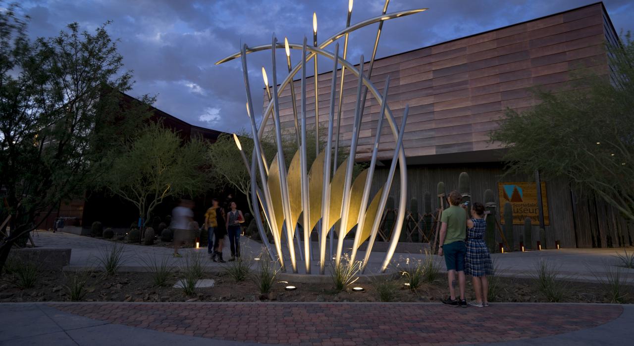 "Diamond Bloom" outside of Western Spirit: Scottsdale's Museum of the West